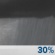 Overnight: A 30 percent chance of showers, mainly before 4am.  Mostly cloudy, with a low around 37. North wind around 5 mph. 