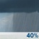 Friday: Scattered showers, mainly between 2pm and 4pm.  Cloudy, with a high near 53. Breezy, with a west northwest wind 15 to 20 mph, with gusts as high as 30 mph.  Chance of precipitation is 40%.